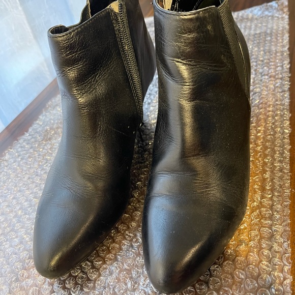 Nine West leather wedges booties - Picture 2 of 8